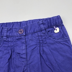 Imagen de Segunda Selección - Pantalón Minimimo Talle S (3-6 meses) gabardina lila puntilla (28 cm largo)