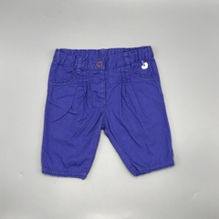 Segunda Selección - Pantalón Minimimo Talle S (3-6 meses) gabardina lila puntilla (28 cm largo)