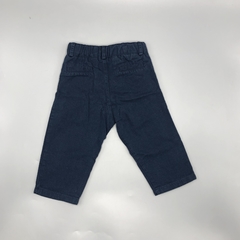 Pantalón Baby Cottons Talle 9 meses gabardina azul oscuro corte chino (37 cm largo) en internet