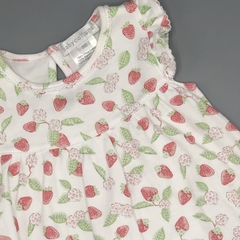 Enterito Baby Cottons Talle NB (0 meses) blanco - frutillas - comprar online