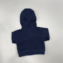Segunda Selección - Campera Carters Talle NB (0 meses) algodón azul oscuro parche AWESOME (sin frisa) - tienda online