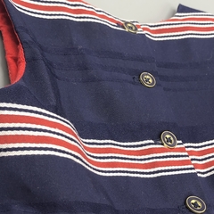 Segunda Selección - Vestido Tommy Hilfiger Talle 6-9 meses rayas azul oscuro blanco rojo - comprar online
