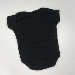 Body NUEVO Little Trasure Talle 0-3 meses algodón negro estampa MOVE TO YOUR OWN BEAT en internet