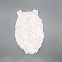 Segunda Selección - Body Crayón Talle M (6-9 meses) algodón blanco lunares rosa frunce en internet