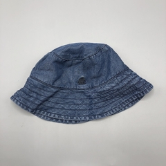 Sombrero Baby Cottons Talle NB (0 meses) jean azul bordado delantero