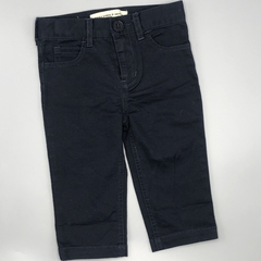 Pantalón Paula Cahen D Anvers Talle 6 meses gabardina azul oscuro (38 cm largo) - comprar online