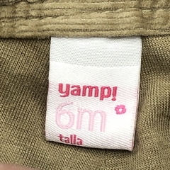 Pantalón Yamp Talle 6 meses corderoy marrón - Largo 36cm - Baby Back Sale SAS