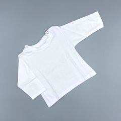 Remera Talle 3- 6 meses meses algodón blanca - comprar online