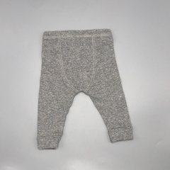 Segunda Selección - Legging Little Akiabara Talle 3 meses algodón gris costuras (30 cm largo) en internet