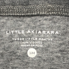 Segunda Selección - Legging Little Akiabara Talle 3 meses algodón gris costuras (30 cm largo) - Baby Back Sale SAS