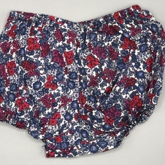 Bombachudo Baby Cottons Talle Único fibrana flores rojo azul - comprar online