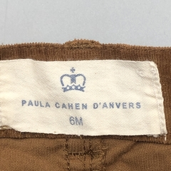 Segunda Selección - Pantalón Paula Cahen D Anvers Talle 6 meses corderoy marrón oscuro (37 cm largo) - Baby Back Sale SAS