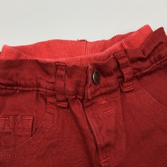 Imagen de Segunda Selección - Pantalón Crayón Talle 12 meses gabardina rojo (41 cm largo)