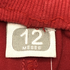 Segunda Selección - Pantalón Crayón Talle 12 meses gabardina rojo (41 cm largo) - Baby Back Sale SAS