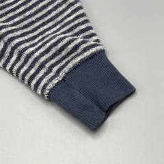 Segunda Selección - Jogging Carters Talle NB (0 meses) toalla rayas gris azul osito (interior algodón -28 cm largo) - tienda online