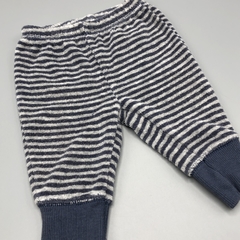 Imagen de Segunda Selección - Jogging Carters Talle NB (0 meses) toalla rayas gris azul osito (interior algodón -28 cm largo)