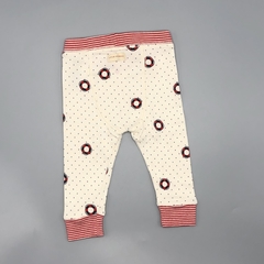 Set Little Akiabara Talle 3 meses algodón color crudo lunares circulos rayas (gorro y legging 31 cm largo) - Baby Back Sale SAS