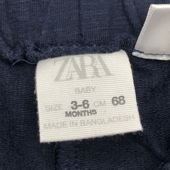 Jogging Zara Talle 3-6 meses algodón azul oscuro botones volados (sin frisa - 35 cm largo) - tienda online