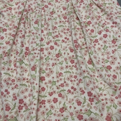 Imagen de Segunda Selección - Vestido body Baby Cottons Talle 24 meses algodón color crudo flores rosa