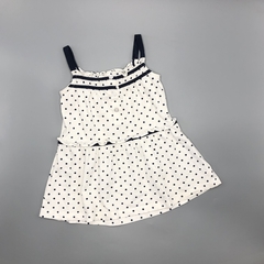 Vestido Janie and Jack Talle 3-6 meses lunares azules