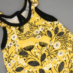 Vestido Broer Talle 3-6 meses modal amarillo negro - comprar online