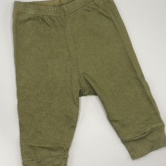 Legging Grisino Talle 01 meses algodón verde militar (31 cm largo) - comprar online
