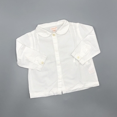 Camisa Gocco Talle 6-9 meses blanca lisa - marca importada
