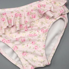 Malla Baby Cottons Talle 9 meses rosa flores volados - comprar online