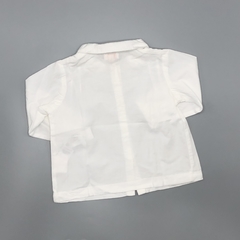 Camisa Gocco Talle 6-9 meses blanca lisa - marca importada en internet