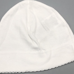 Gorro JAMM Talle Único algodón blanco puntilla - comprar online