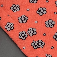 Segunda Selección - Legging Carters Talle 3 meses algodón rosa fluor florcitas blancas (30 cm largo) - tienda online