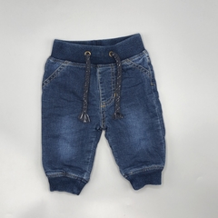 Segunda Selección - Jegging Chekky Talle 3-6 meses jean azul inteiror algodón (31 cm largo)