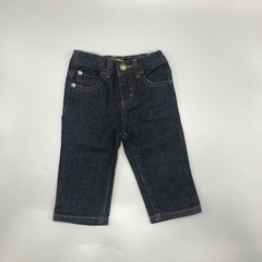 Jeans All basics Talle 9 meses azul recto (39 cm largo)