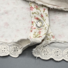 Imagen de Segunda Selección - Vestido Polo Ralph Lauren Talle 9 meses algodón color crudo mini florcitas frunce