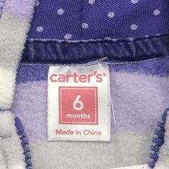 Chaleco Carters Talle 6 meses micropolar rayas lila verde - Baby Back Sale SAS