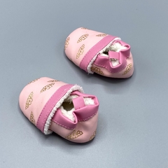 Zapatillas Carters No Caminantes Talle NB (Recién Nacido) cuerina rosa- detalles brillitos- suela 10cm en internet