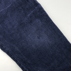 Segunda Selección - Pantalón Baby Cottons Talle 12 meses corderoy azul oscuro interior algodón (41 cm largo) - tienda online