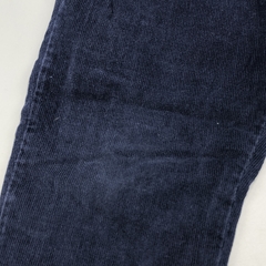 Imagen de Segunda Selección - Pantalón Baby Cottons Talle 12 meses corderoy azul oscuro interior algodón (41 cm largo)