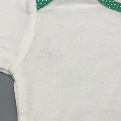Segunda Selección - Body Carters Talle 9 meses algodón blanco caracol verde - tienda online