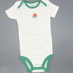 Segunda Selección - Body Carters Talle 9 meses algodón blanco caracol verde - comprar online