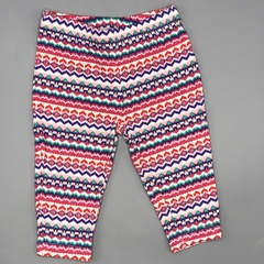Legging Carters Talle 3 meses algodón diseño tribal fucsia lila verde (34 cm largo) - comprar online
