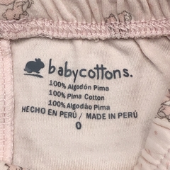Ranita Baby Cottons Talle 0 meses algodón rosa ardillita lunares (26 cm largo) en internet