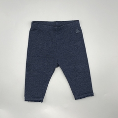 Legging Baby GAP Talle 0-3 meses algodón azul oscuro puntilla (31 cm largo)