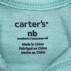 Body Carters Talle NB (0 meses) algodón celeste unicornio brillo - Baby Back Sale SAS
