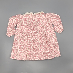 Segunda Selección - Vestido body Baby Cottons Talle 6 meses algodón flores rosa-brodeaux en internet