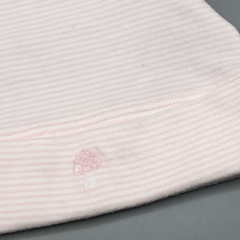 Segunda Selección - Gorro Broer Talle Único algodón rayas rosa blanco - Baby Back Sale SAS
