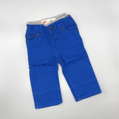 Segunda Selección - Pantalón Levis Talle 3-6 meses azul - cintura ajustable - Largo 39cm