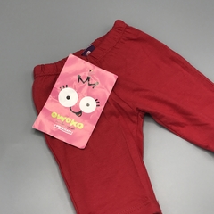 Legging NUEVA Owoko Talle 0 (0 meses) roja corazón rosa (25 cm largo) - tienda online