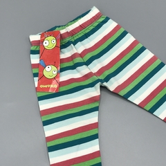 Legging NUEVA Owoko Talle 1 (3 meses) rayas blanco verde celeste rosa (30 cm largo) -1 - comprar online
