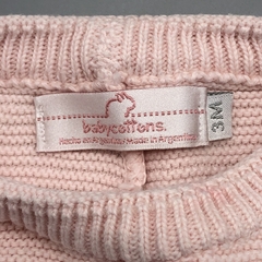 Segunda Selección - Legging Baby Cottons Talle 3 meses tejido rosa (36 cm largo) - Baby Back Sale SAS